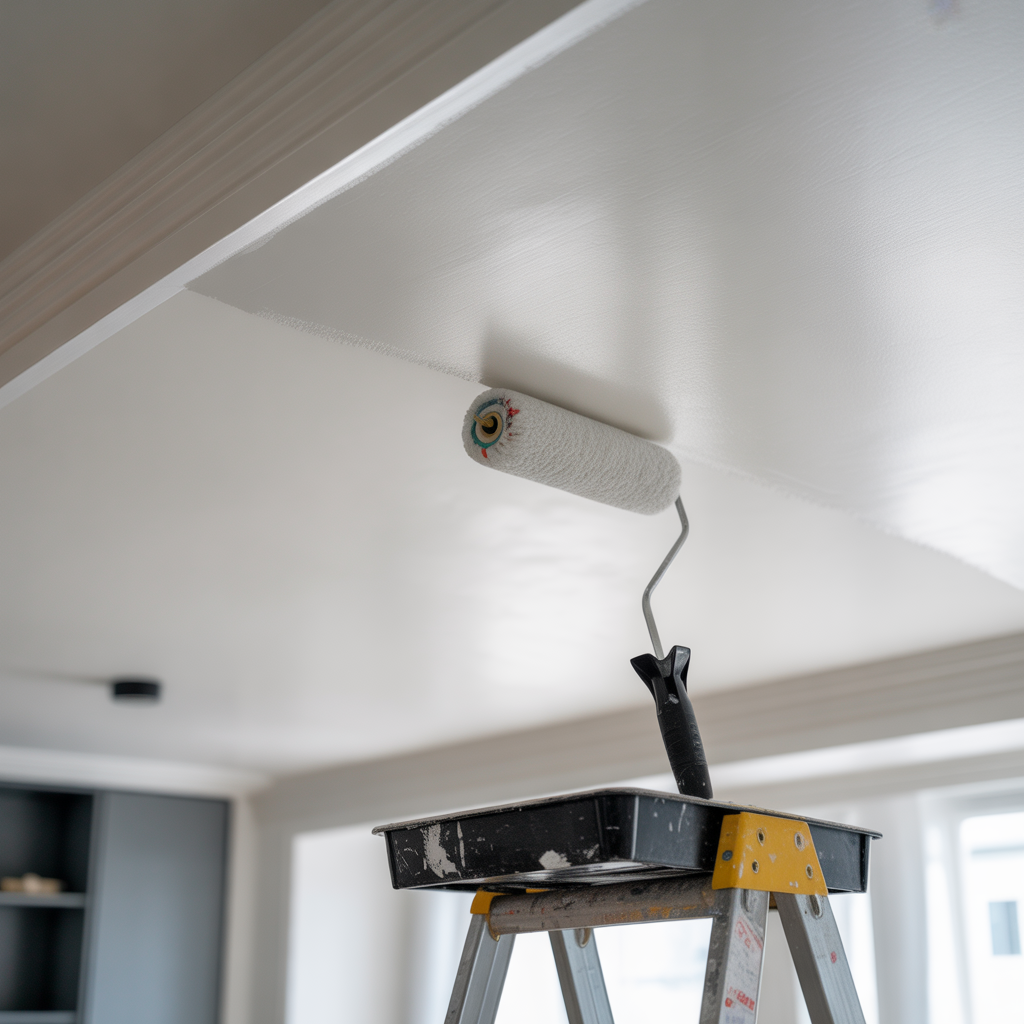 2.Sa undviker du rinnmarken nar du malar taket