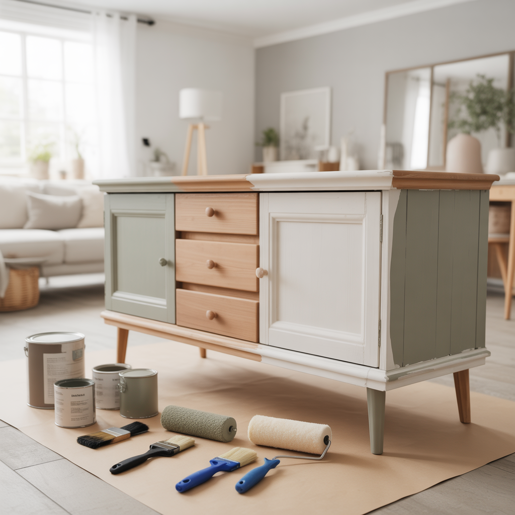 4.Sa malar du en mobel for att matcha den ovriga inredningen