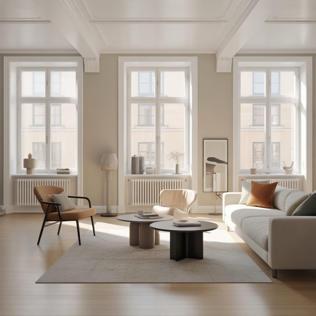 5.Vilka farger skapar bast effekt i ett minimalistiskt hem