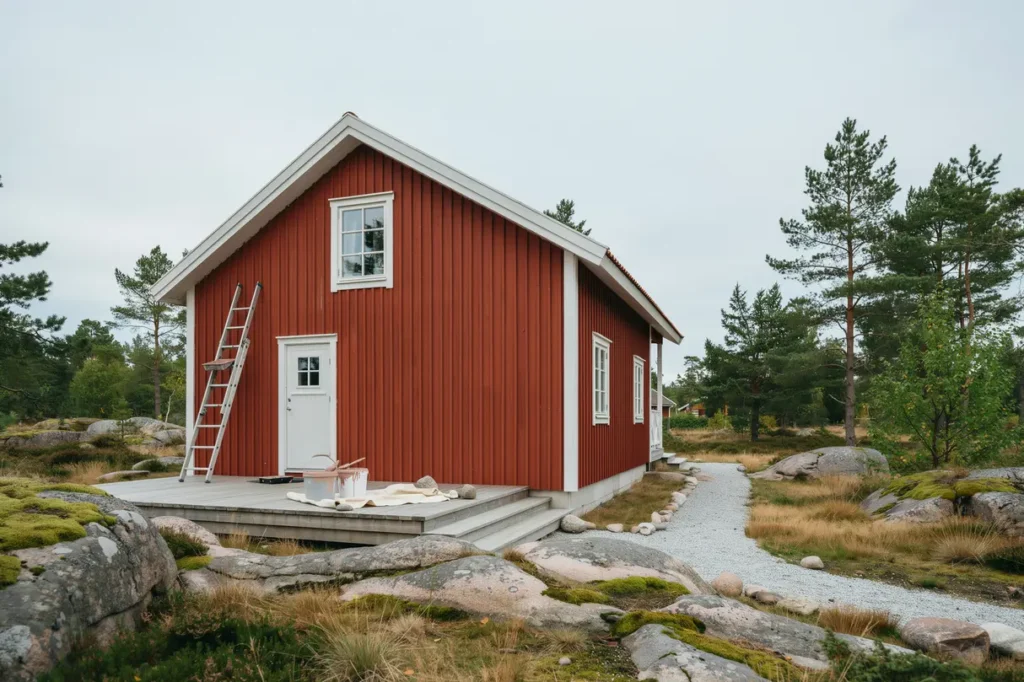 m la hus i edes ns fritidshusomr de smarta val f r en h llbar och v dert lig fasad