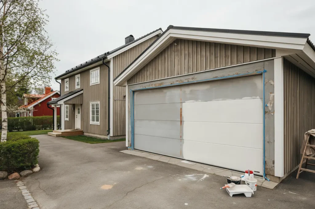 m la garageporten hemma r tt f rg rostskydd och steg f r steg till ett h llbart resultat