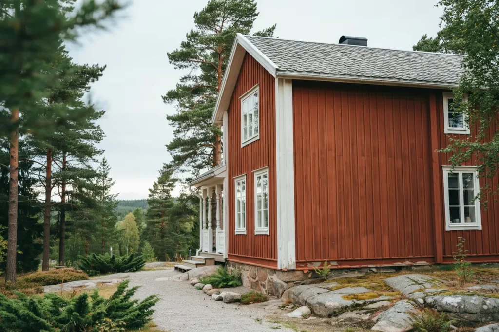 m la hus i riddarhyttan guide till r tt f rgval och en fasad som h ller l nge
